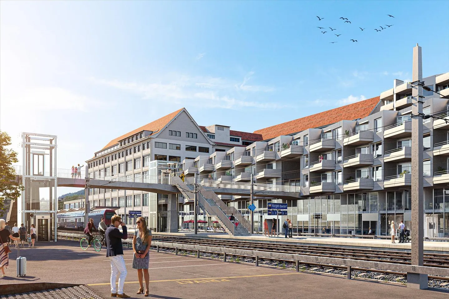 Il tuo studio direttamente alla stazione di Horgen Oberdorf - Foto 1 di 7