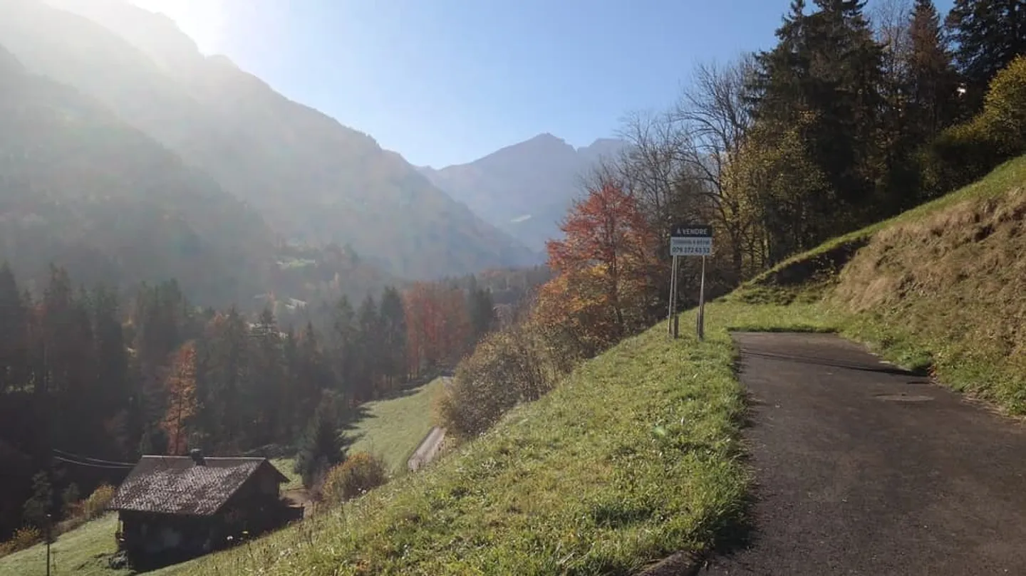 Grande parcelle de terrain à construire à Val-d'Illiez, entièrement équipée - Photo 9 sur 13