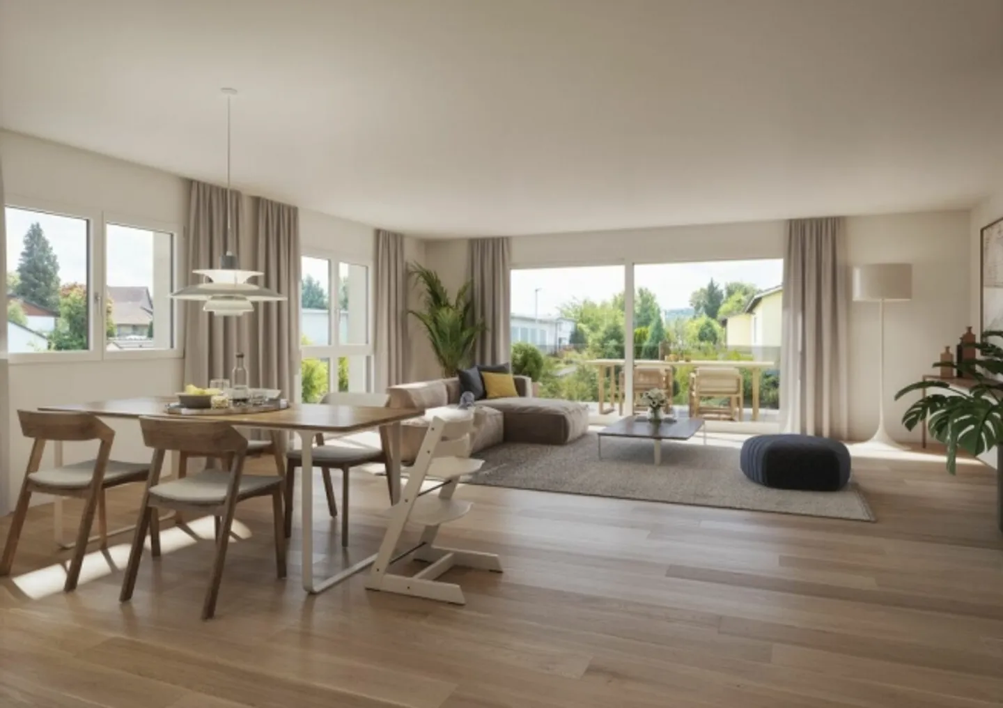 «3 ½ Zi-Wohnungen Hofwisen, Rickenbach Sulz» - Foto 6 di 10