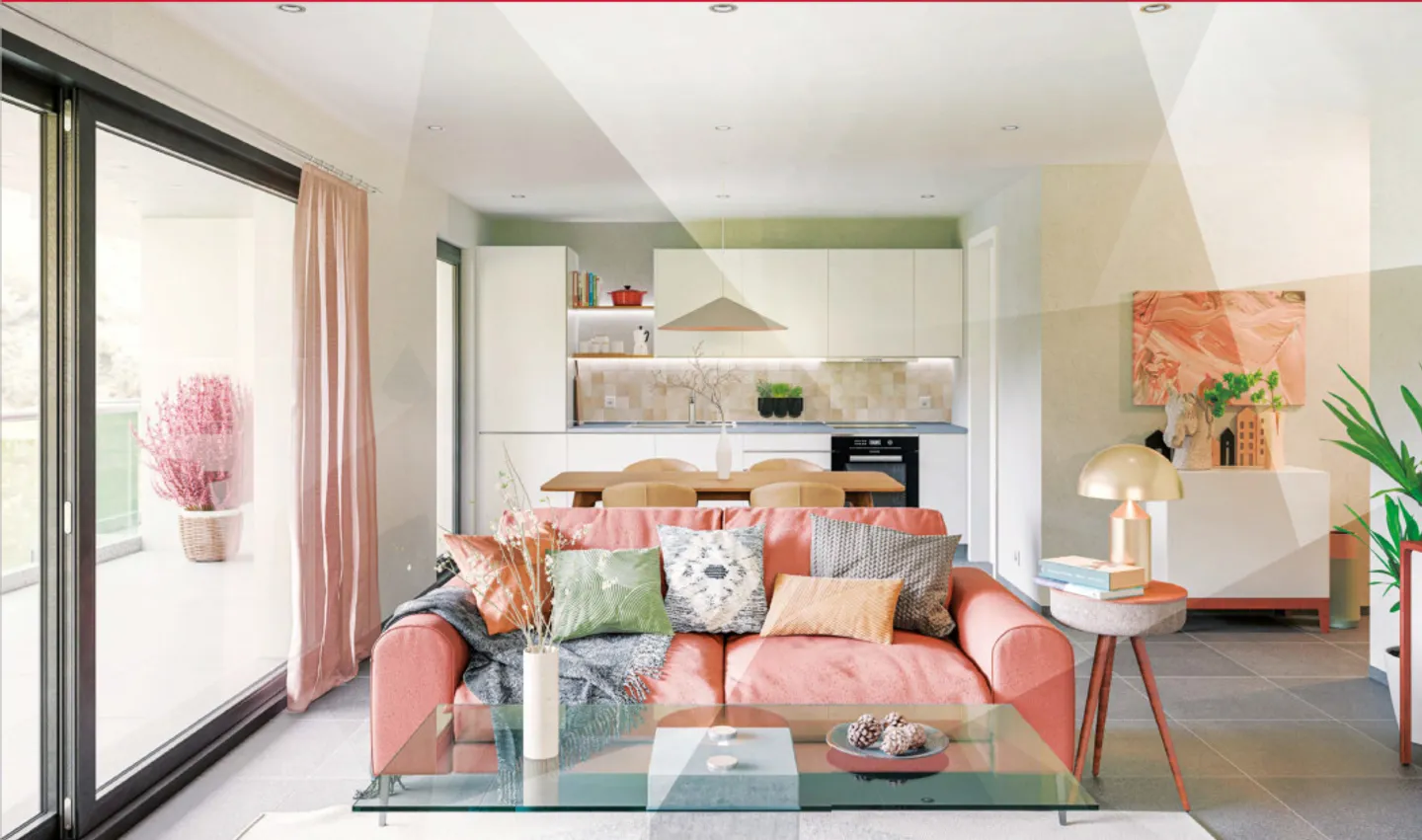 NEUE PROMOTION: 2,5 ZIMMER IM 2. STOCK - MARTIGNY - Foto 3 von 5