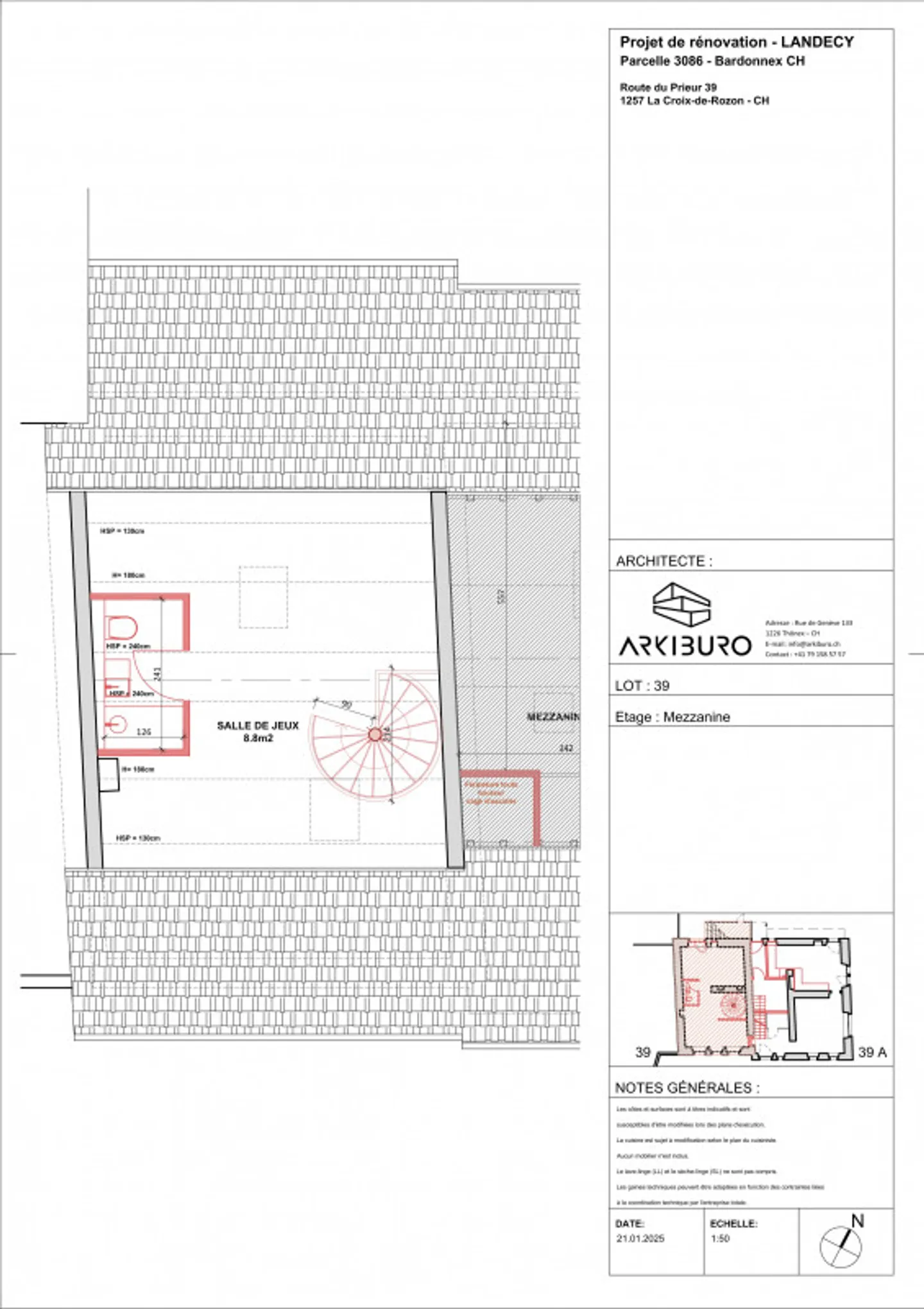 Renovated triplex of 127 m² in the heart of the village of Landecy, eligible for Casatax - Photo 9 of 9