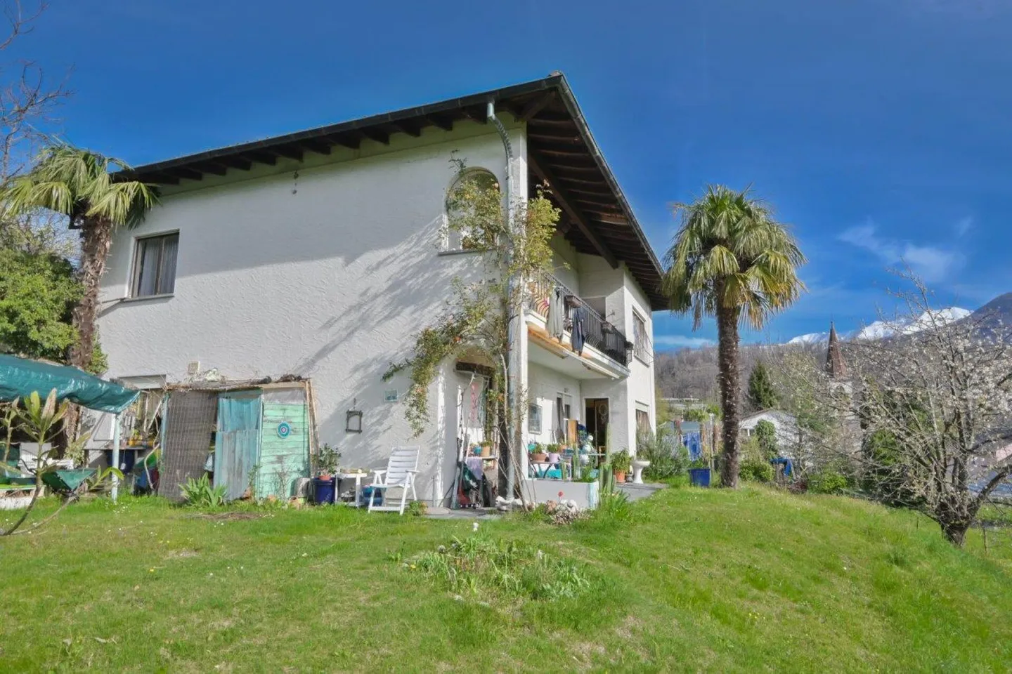 Grande terreno edificabile con casa bifamiliare / Grosses Bauland mit Zweifamilienhaus - Foto 8 di 11