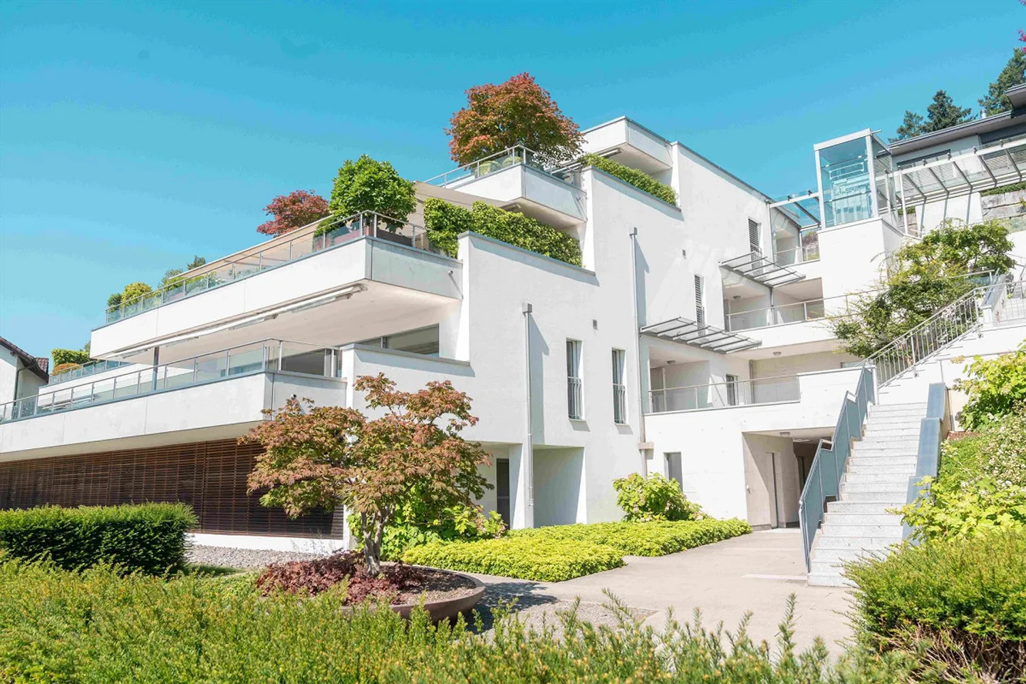 Spacious terrace apartment with studio – Living & Working in Risch - Photo 2 of 9