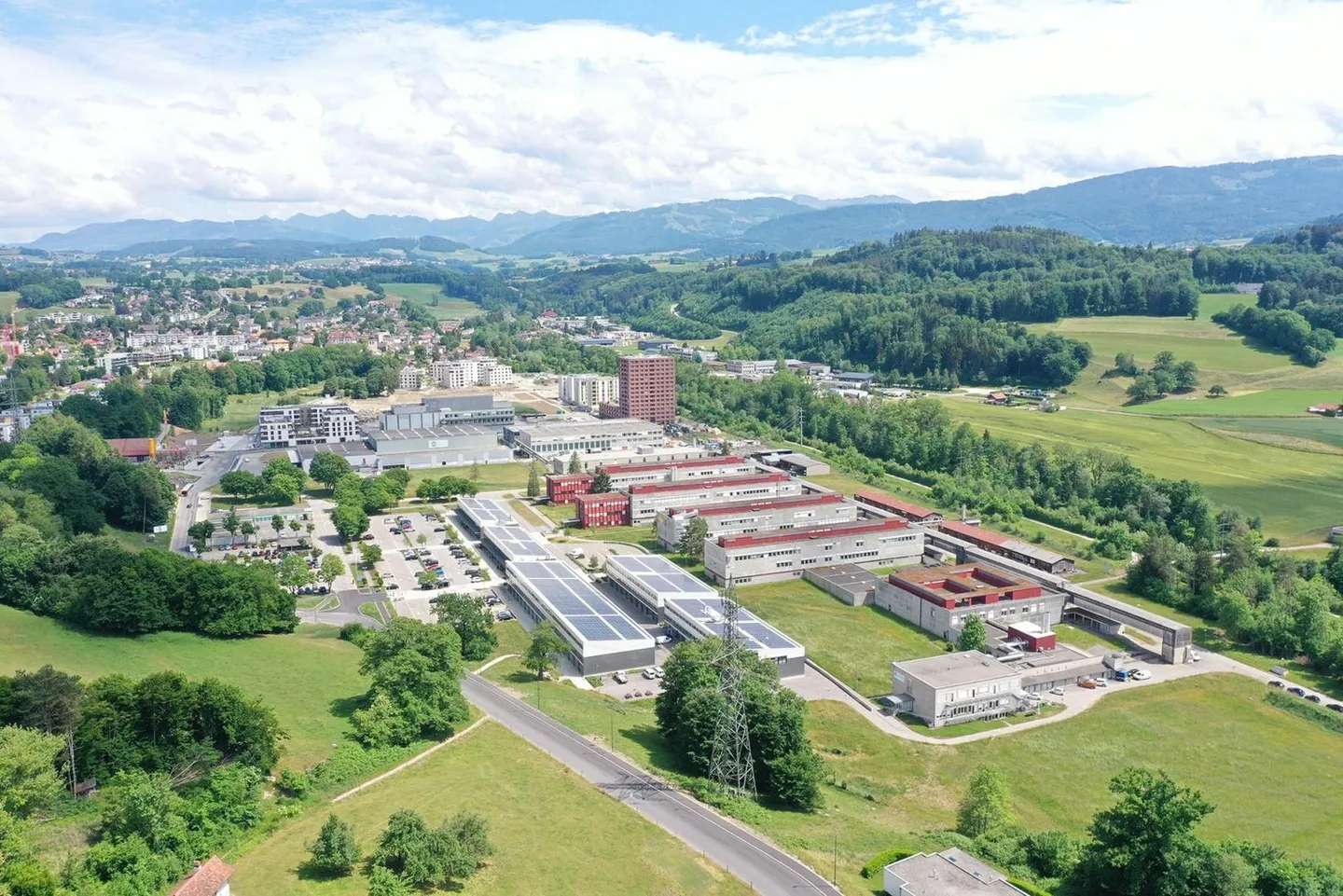 Spazi per uffici nel quartiere ecologico dell'antica cartiera di Marly! - Foto 5 di 6