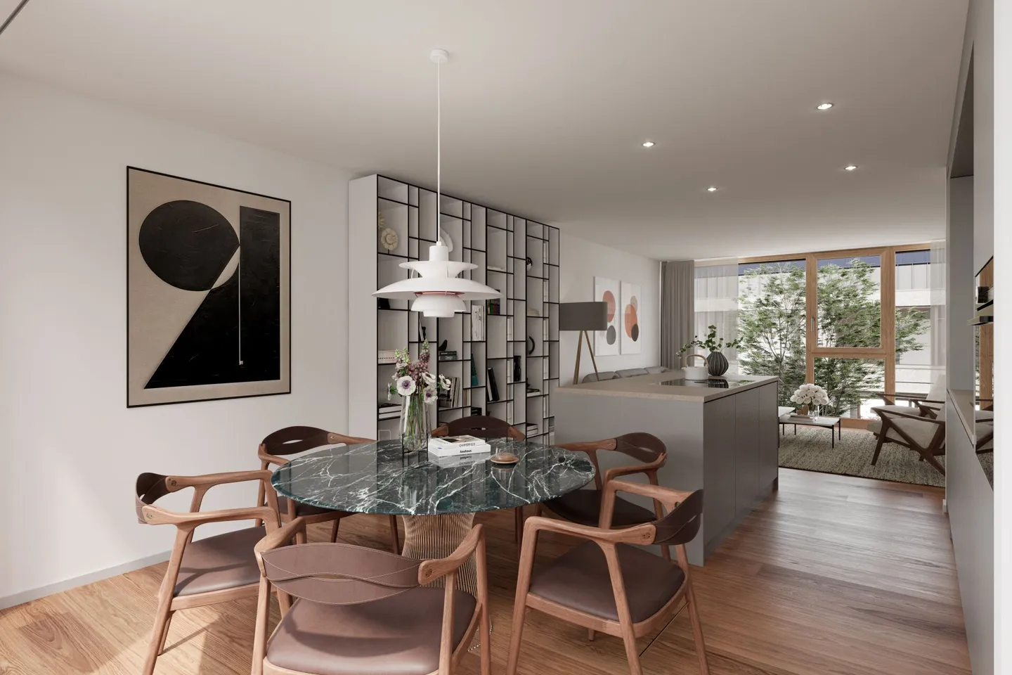 Neubau 6 1/2 Zimmer Doppel-EFH - Foto 5 von 9