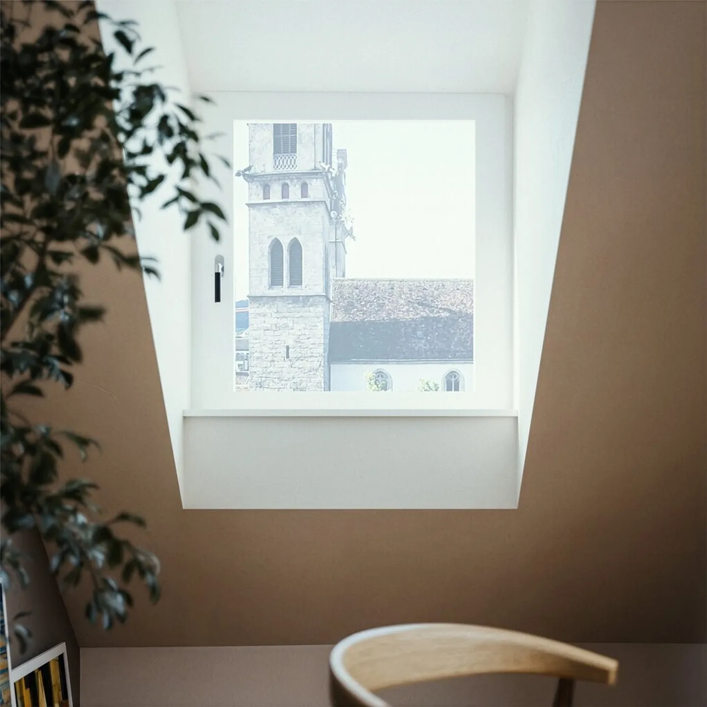 Nouvel appartement en penthouse d'une chambre au style loft au cœur de Winterthur - Photo 5 sur 7