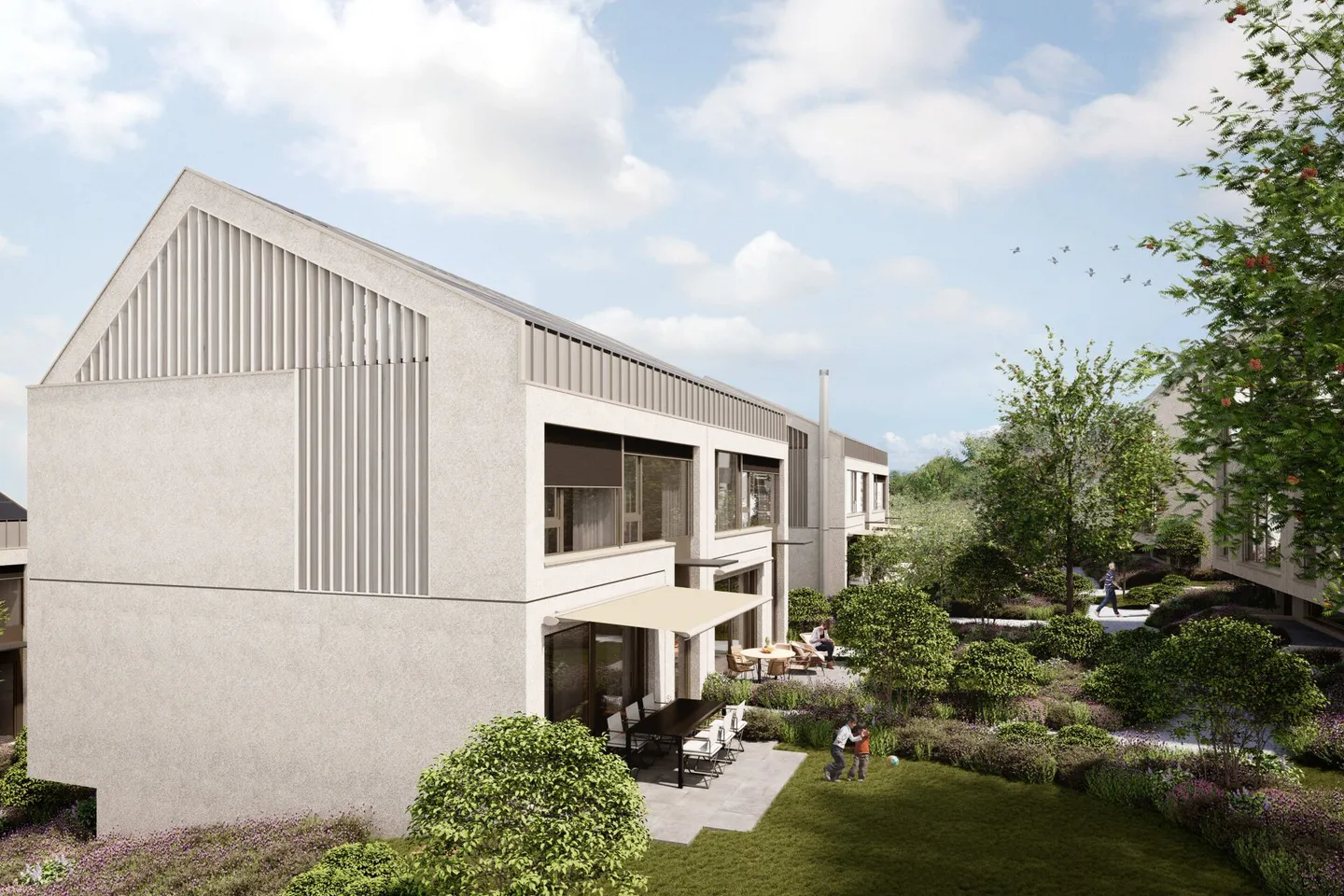 Neubau 6 1/2 Zimmer Doppel-EFH - Foto 7 von 9