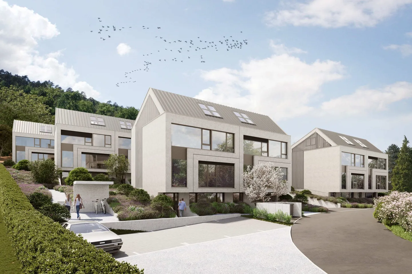 Neubau 6 1/2 Zimmer Doppel-EFH - Foto 1 von 9