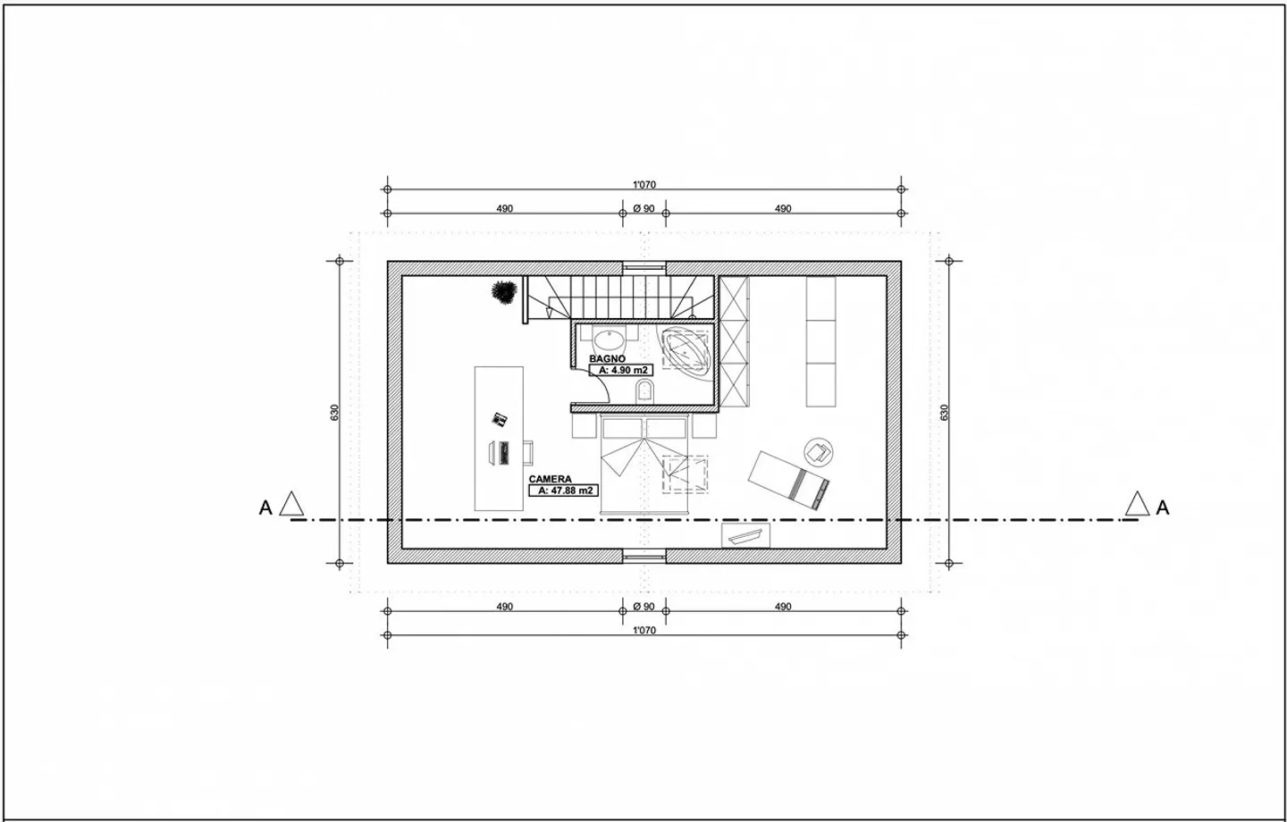 Beautiful Villa 5.5 with lake view and large garden in Lugaggia - Photo 11 of 12