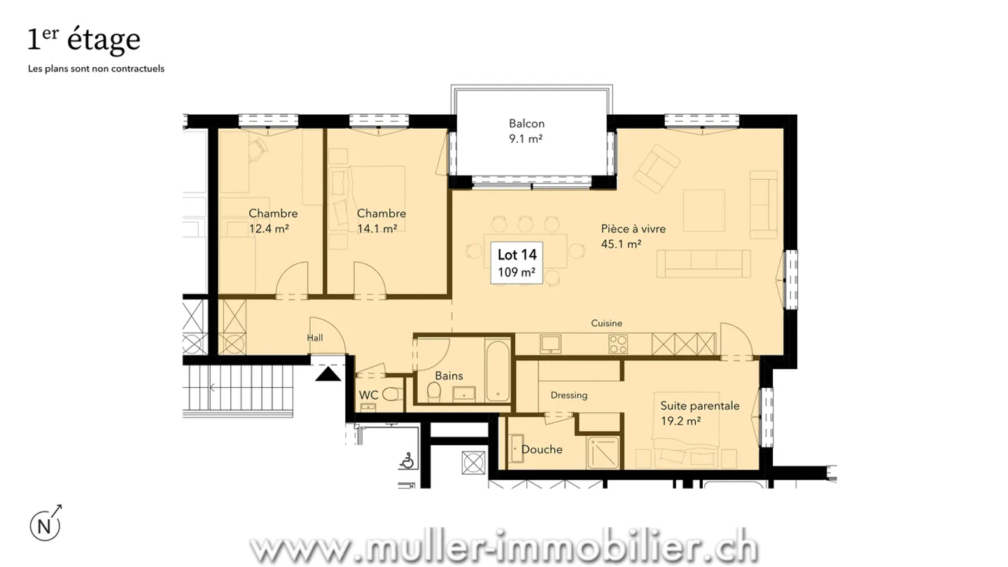 Far-sightedness, absolute tranquility, and simplified financing 5 minutes from Romont - Photo 5 of 12