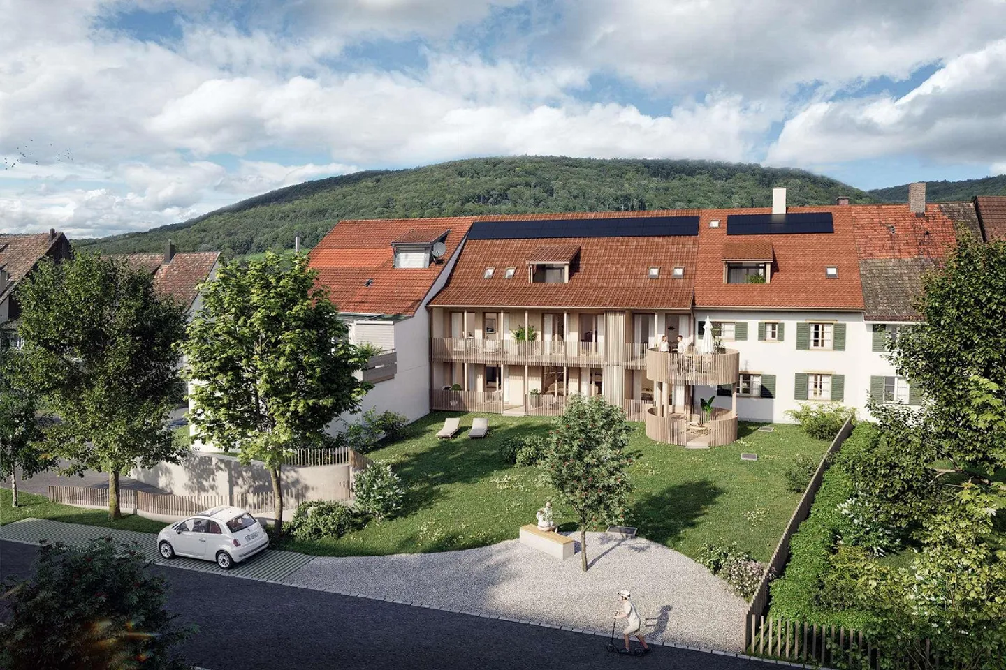 Zinggen – Le charme des vieux bâtiments rencontre la qualité de vie moderne. - Photo 1 sur 3