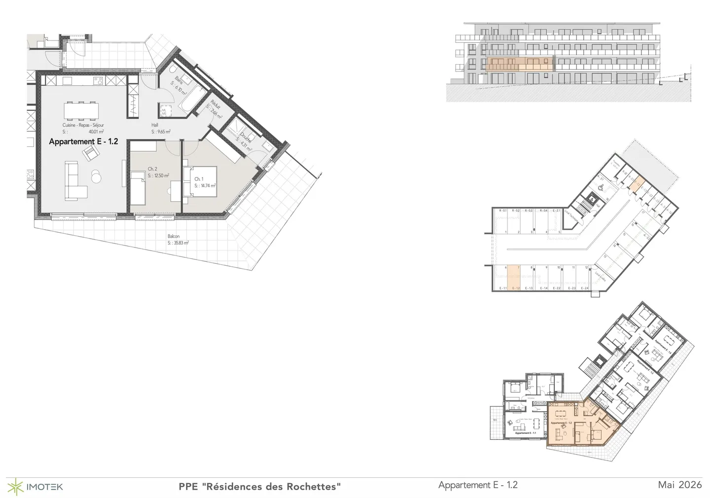 Modernes 3.5-Zimmer-Apartment - Foto 2 von 4