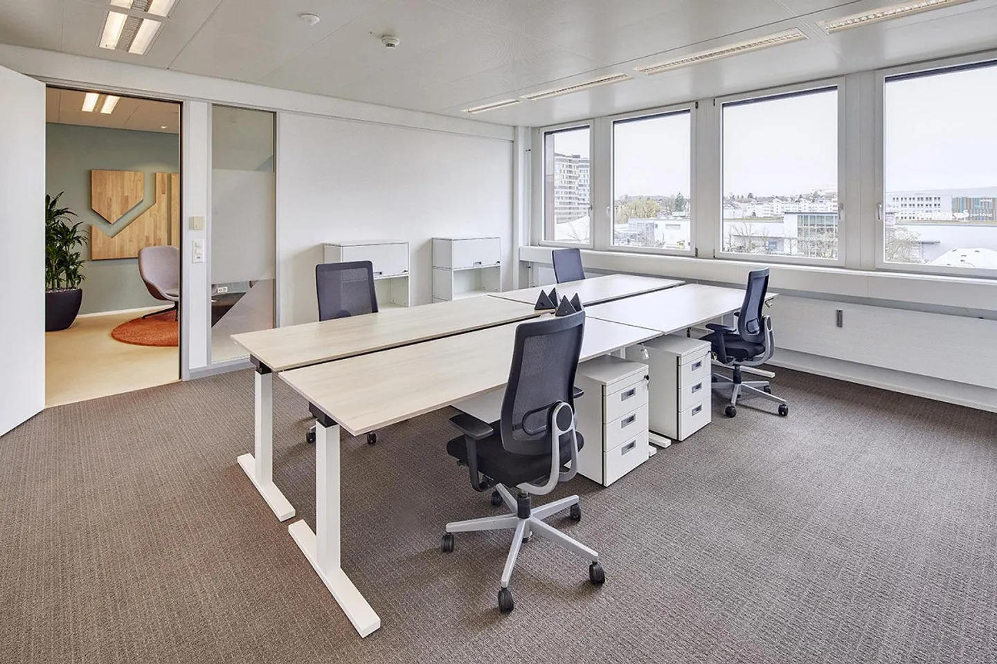 Flexibles Büro in Steinhausen - Foto 1 von 13