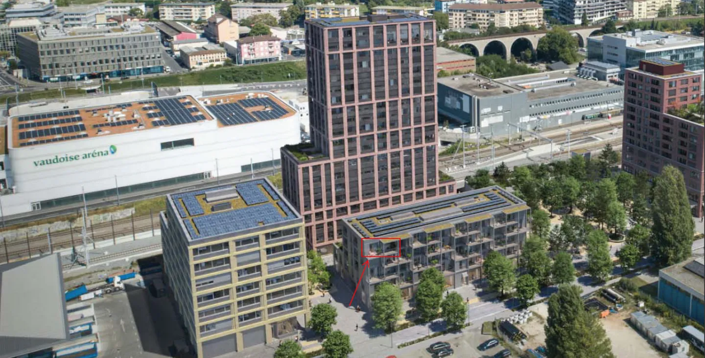 Superb 3.5 room apartment with terrace in Central Malley - Photo 1 of 13