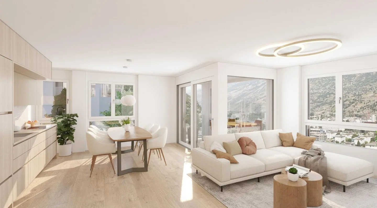 Moderne Wohnungen in Visp - Foto 3 von 9