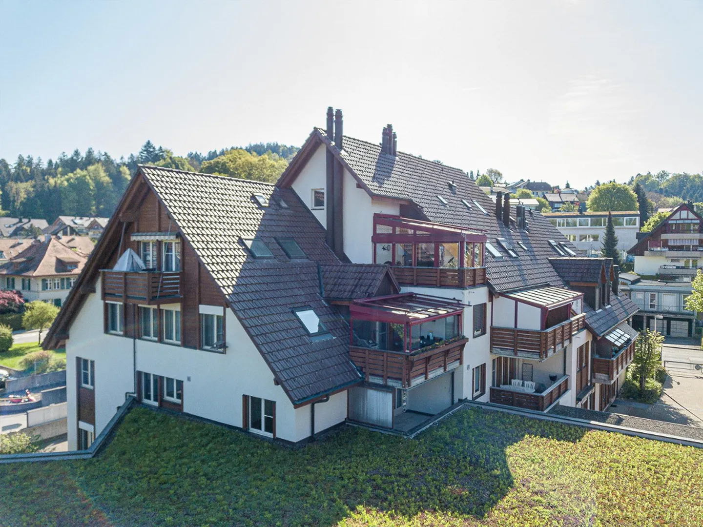 Appartamento affascinante di 4.5 stanze con balcone in vendita a Niederscherli - Foto 19 di 21