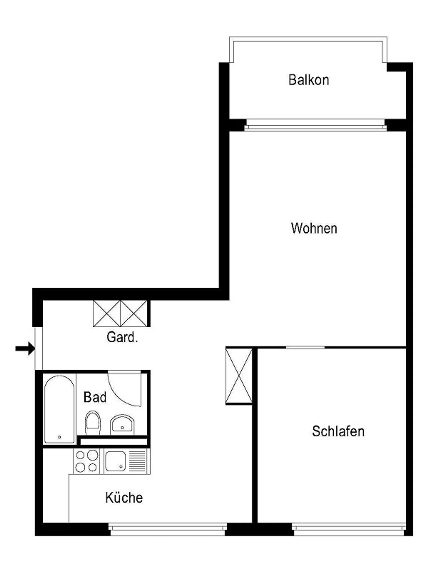 Cozy 2.5-room apartment in Neuhausen - Photo 7 of 7