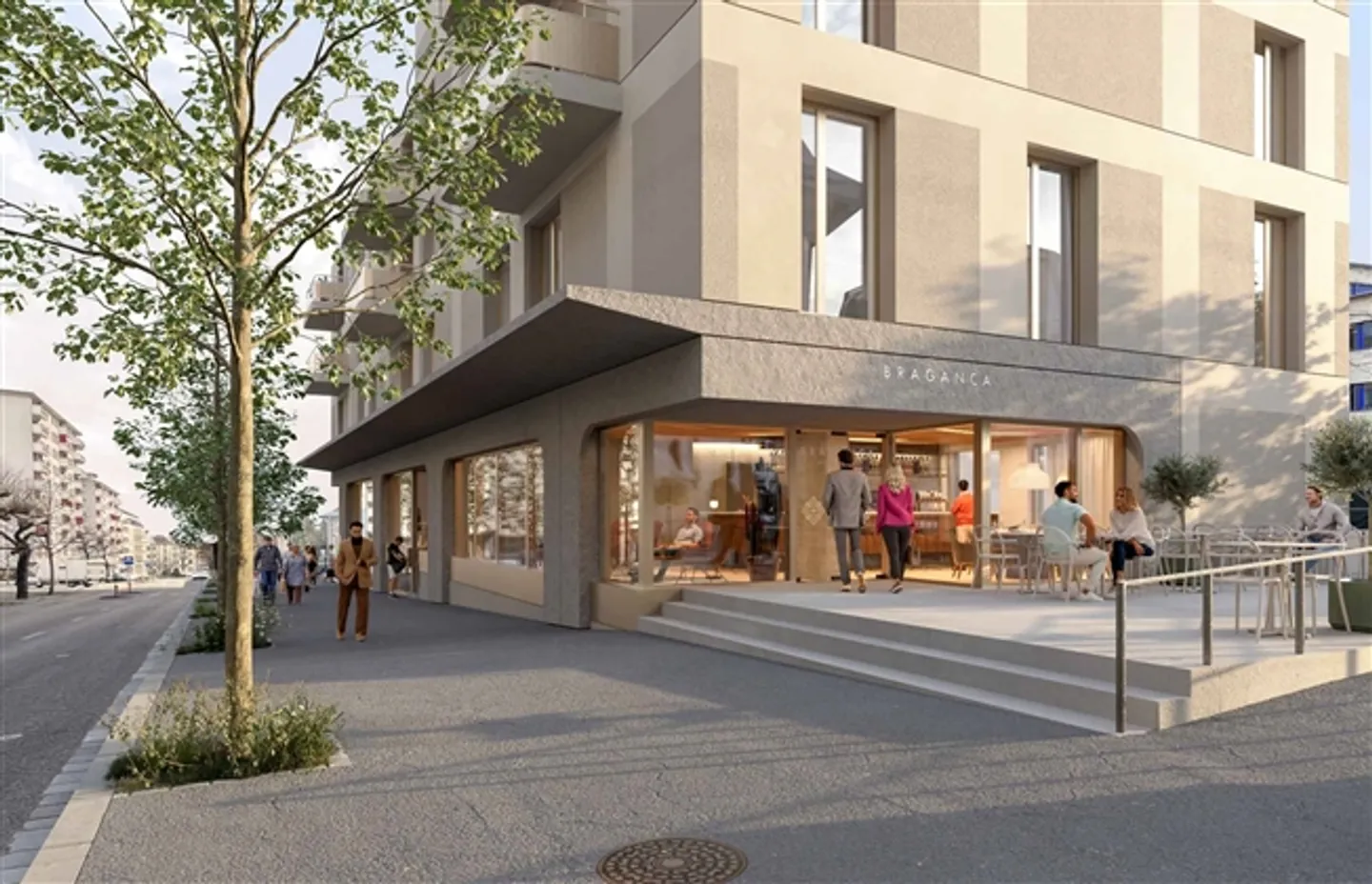 «Lausanne-Ouchy – Schöne Bereiche mit einer Terrasse von 92 m², 121 m² und 204 m²» - Foto 3 von 3