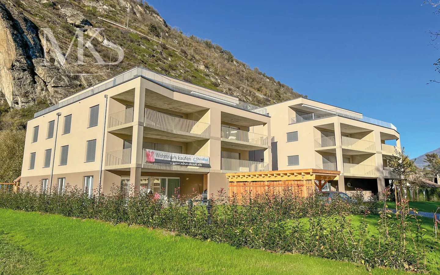 Ampio appartamento nuovo nel tranquillo Brigerbad - Foto 1 di 18