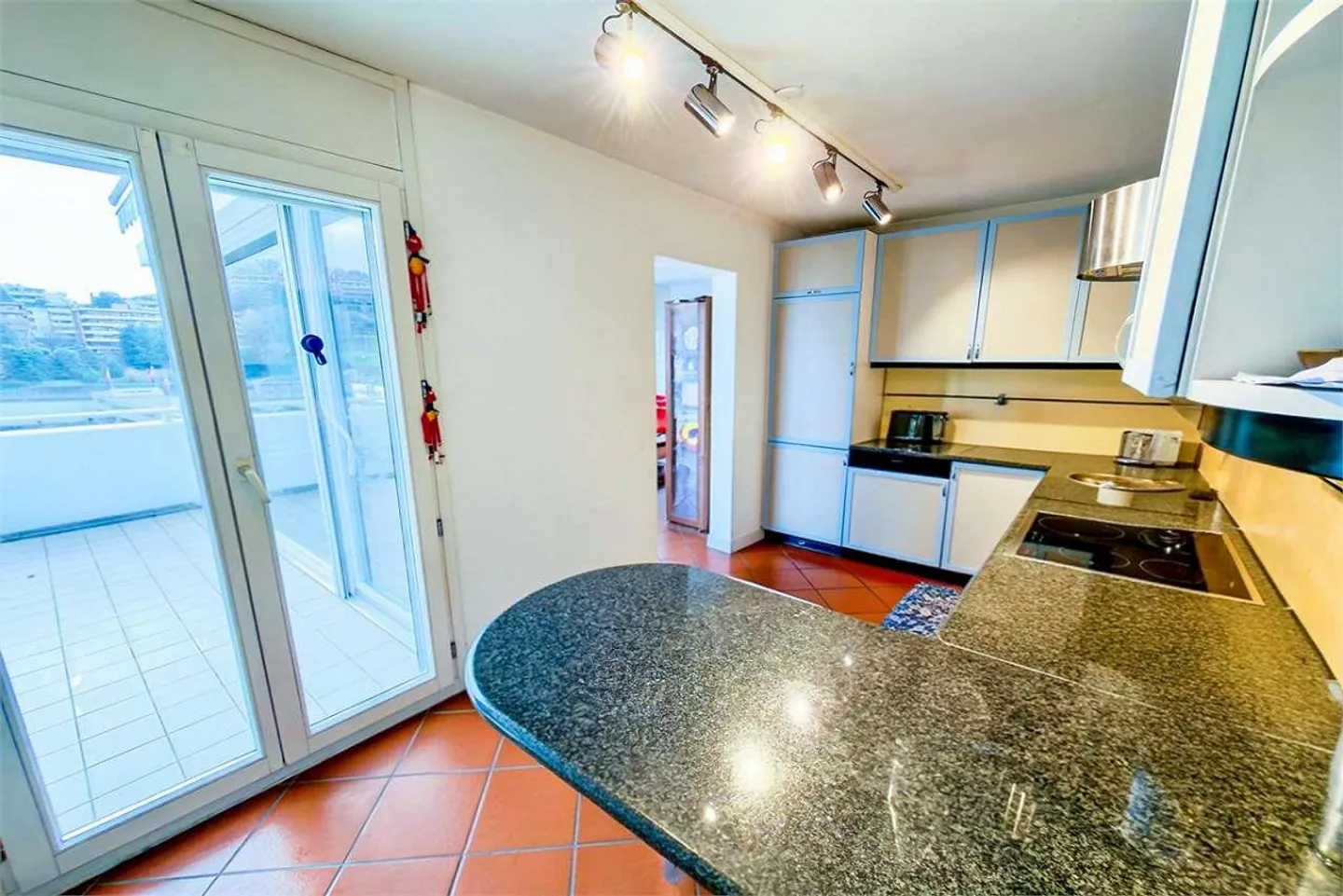 Bright penthouse with double terrace in Vacallo - Photo 4 of 13