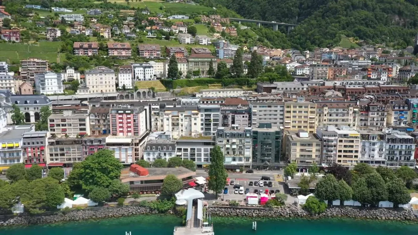 Nel cuore di Montreux, appartamento di 2,5 stanze con vista lago - Foto 3 di 6