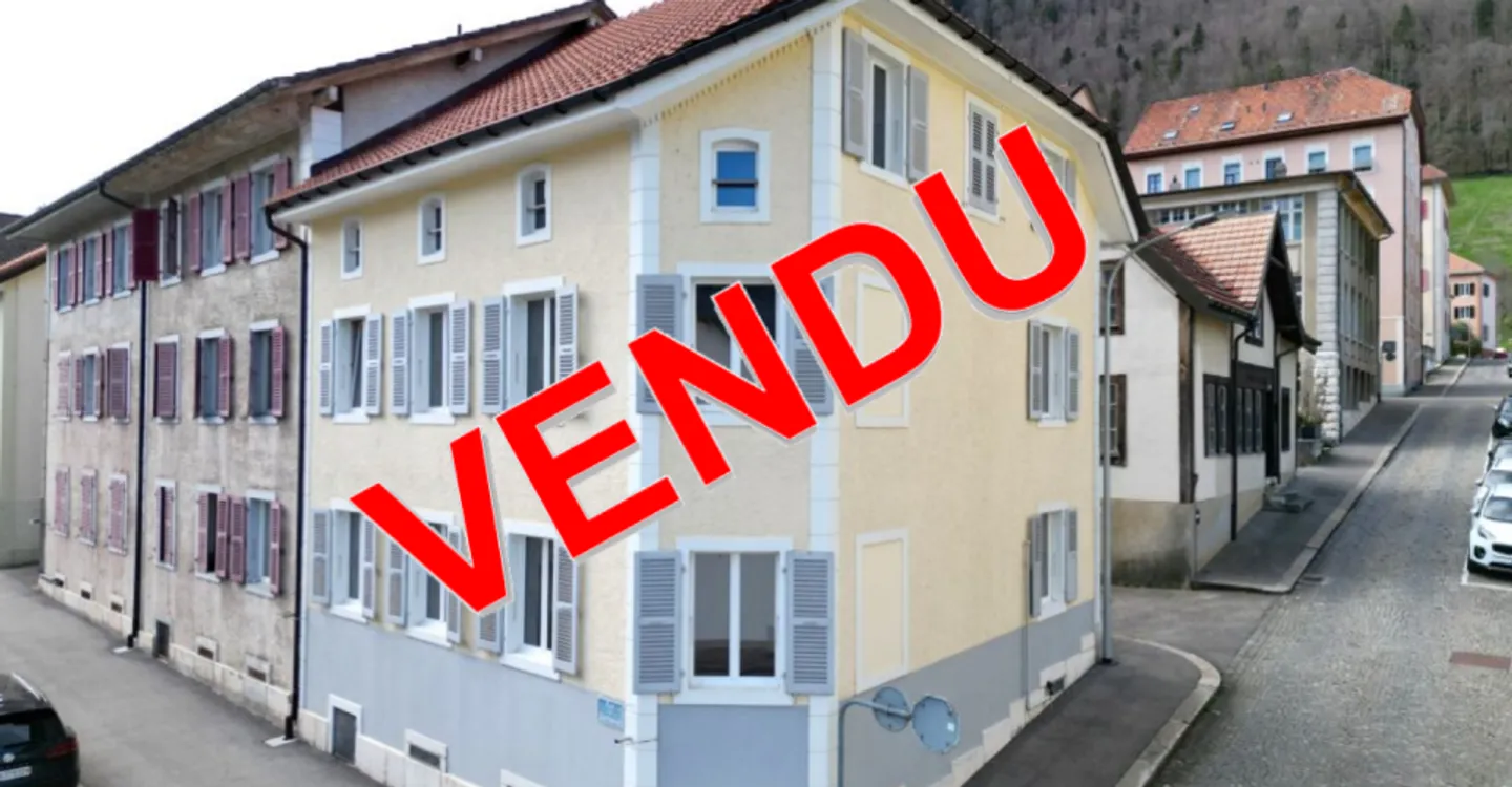 St-Imier, rental house with 3 apartments - Photo 1 of 10