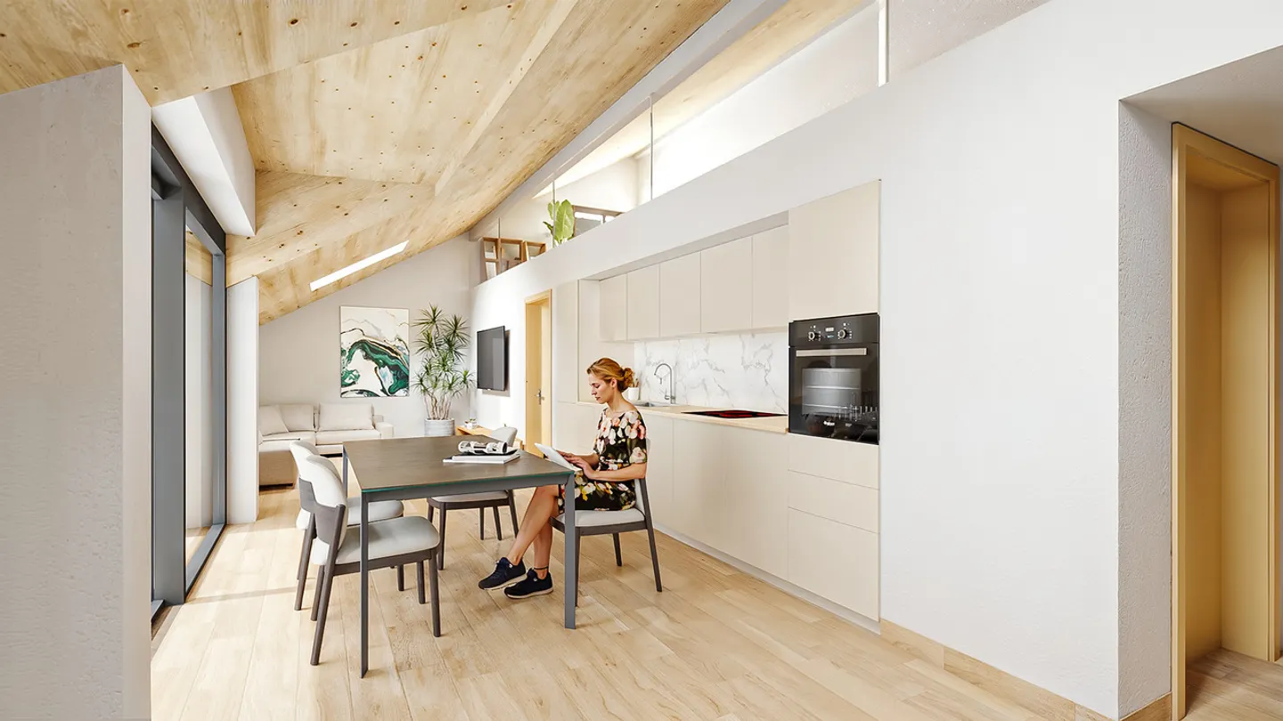 Neue Wohnung in St-Aubin - Foto 1 von 2