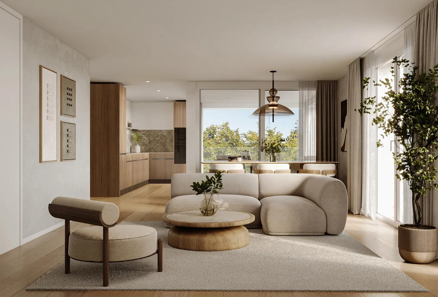 3.5-Room Apartment in the New Development "Splendid Houses II" - Photo 1 of 4