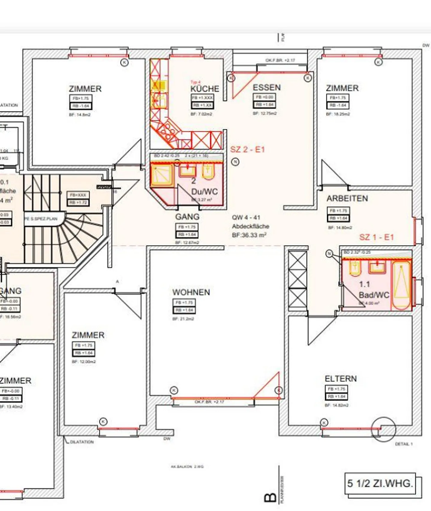 appartement de 5,5 pièces récemment rénové - Photo 9 sur 9