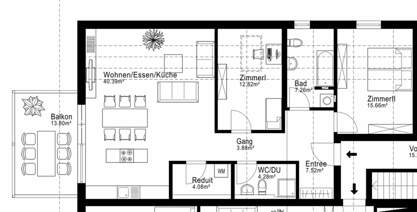 Modernes 3.5-Zimmer Apartment in Oberwil - Foto 10 von 12