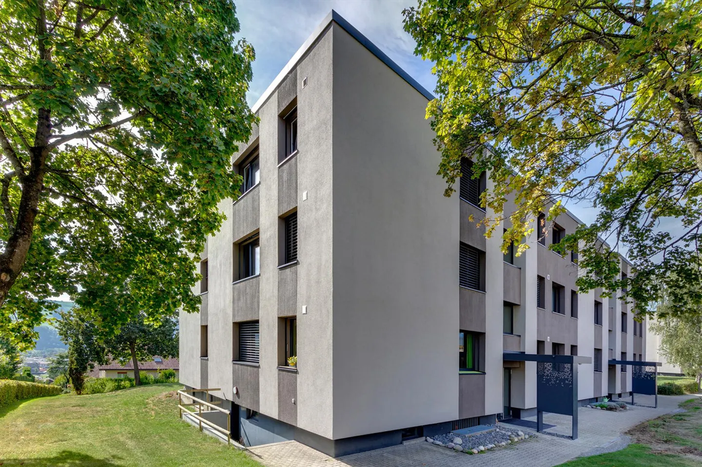 Cerchi una vista sulle Alpi? Attraente appartamento di 3,5 stanze a Münsingen - Foto 3 di 11