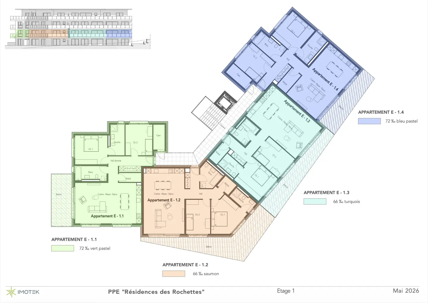 Appartamento moderno 3.5 locali - Foto 3 di 4