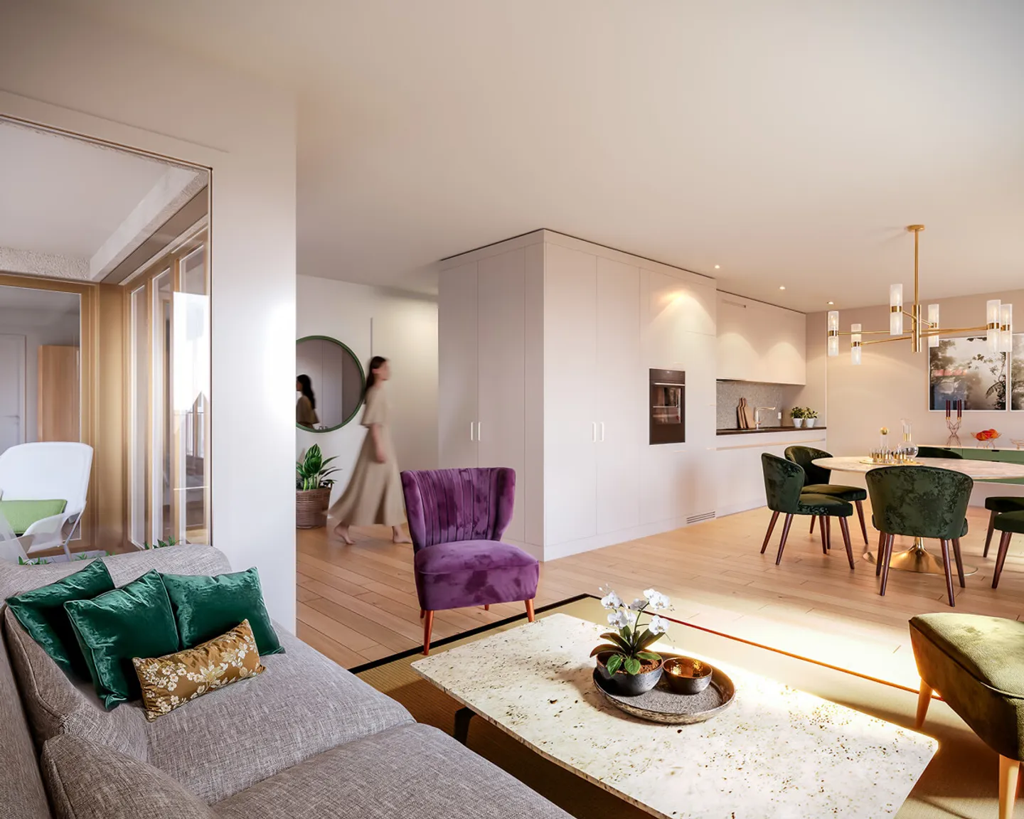 Stilvolles Apartment in Zürich - Foto 2 von 4