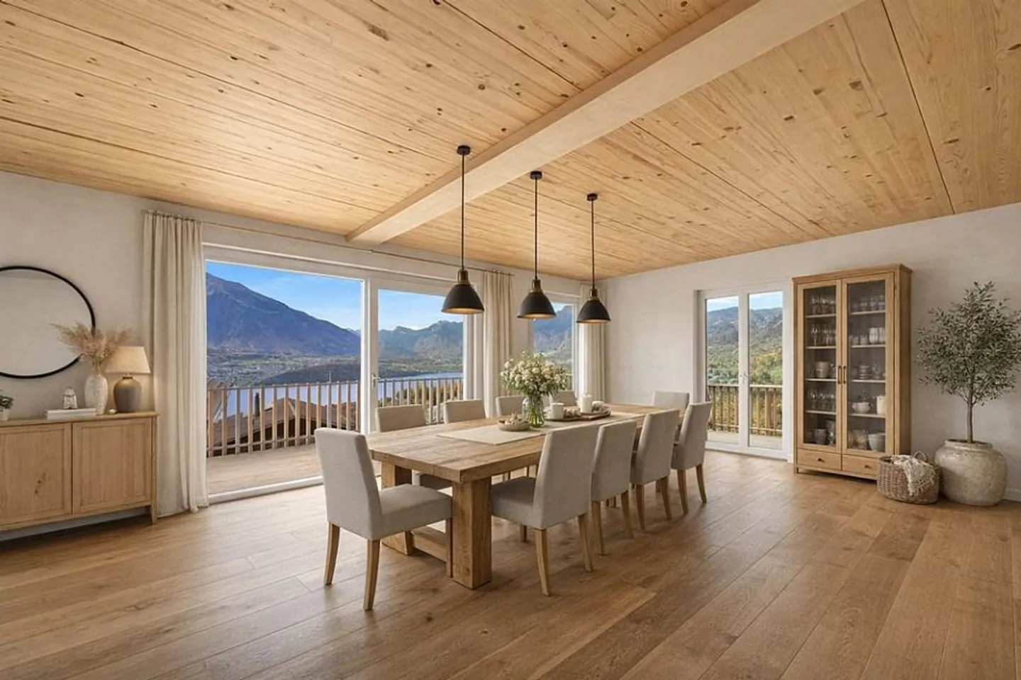 Maison individuelle avec vue sur le lac et panorama montagneux - Photo 3 sur 5