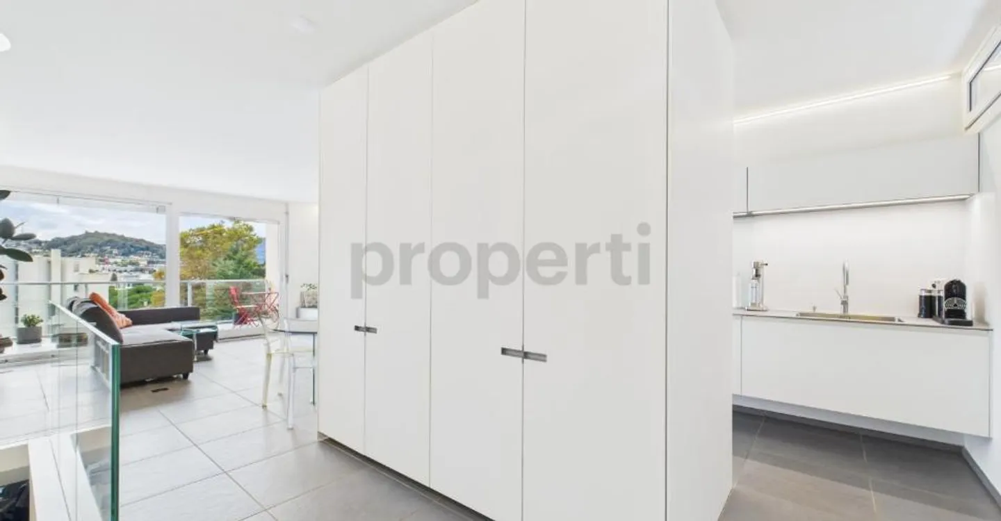 Attico duplex ristrutturato di 4,5 locali a Massagno – residenza principale e secondaria - Foto 2 di 10