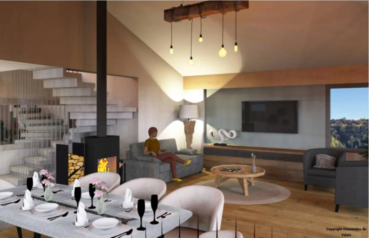 Einzelvilla mit 8 Zimmern in Ayent - Foto 8 von 13