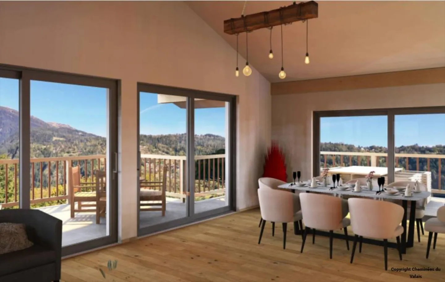 Einzelvilla mit 8 Zimmern in Ayent - Foto 10 von 13