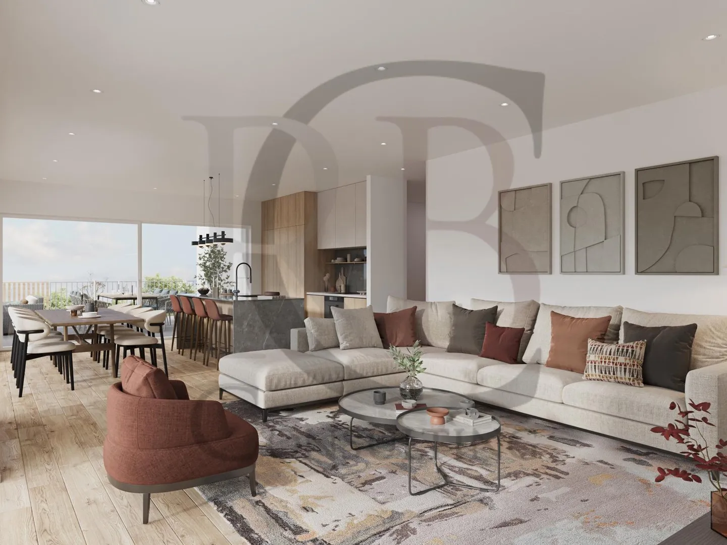 Attico esclusivo con ascensore privato - 108 m2 e terrazza di 65 m2 - Foto 2 di 6