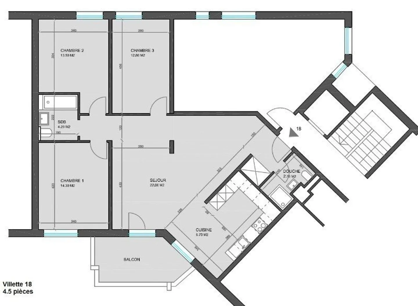 Appartement à louer - Photo 10 sur 11