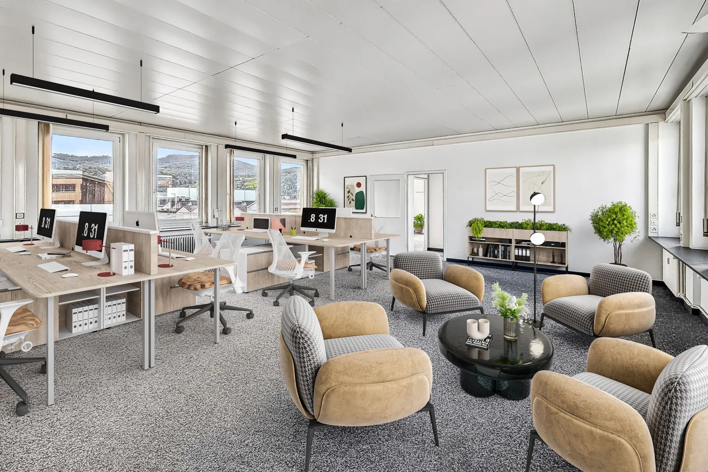 Spacious office space for rent in the West administrative building of the Buss area - Photo 4 of 10