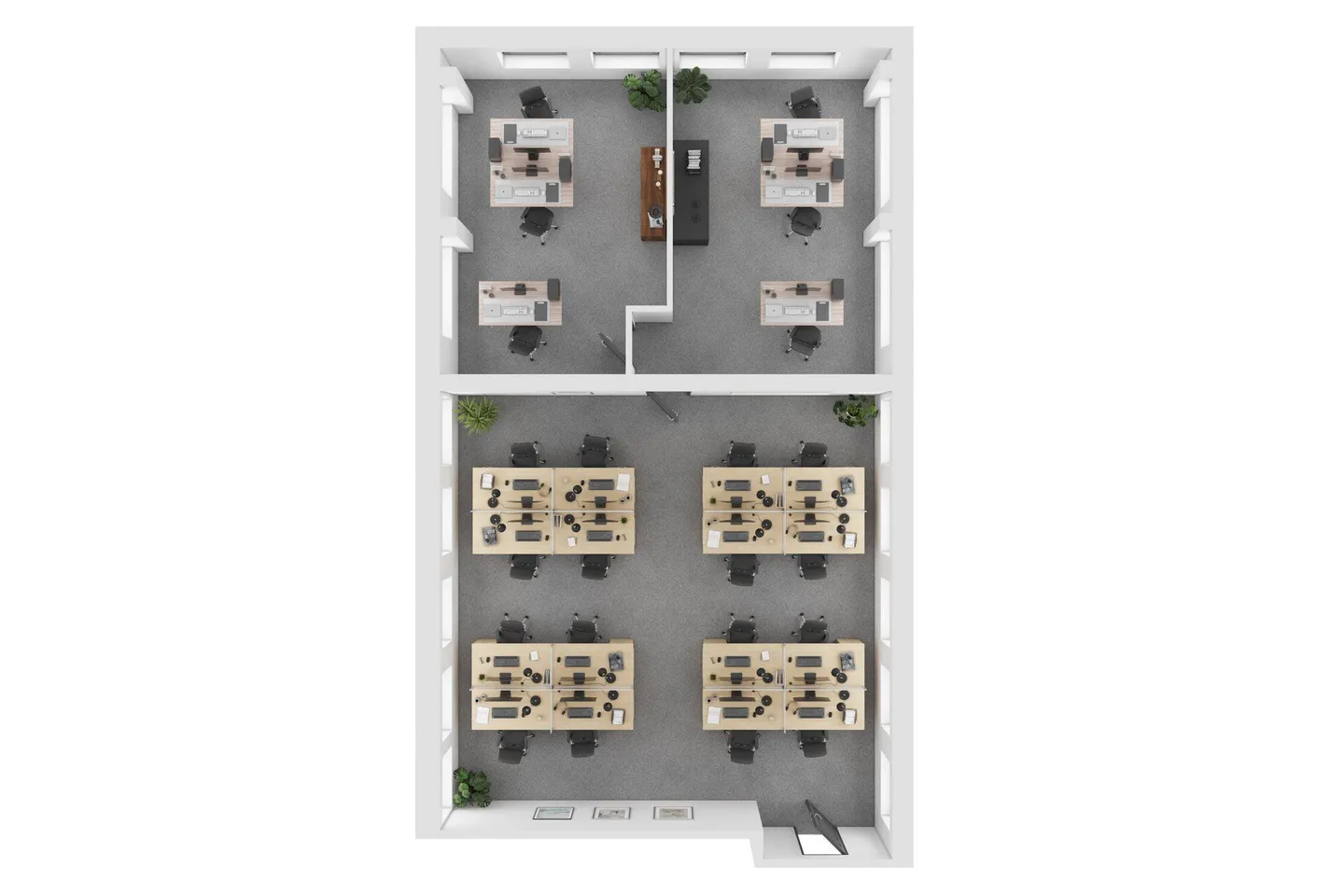 Spacious office space for rent in the West administrative building of the Buss area - Photo 9 of 10