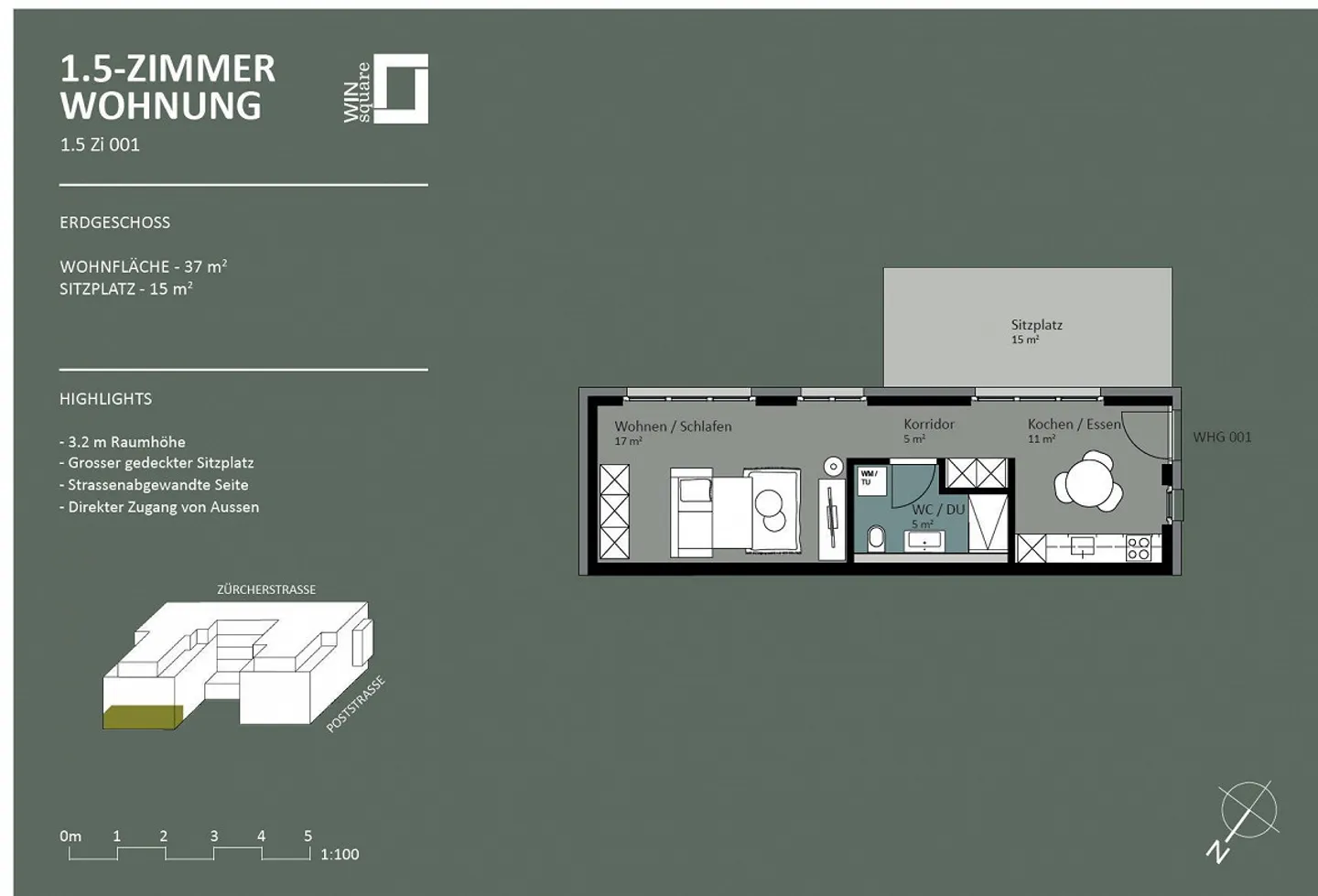 Helle Smarte Wohnung - Foto 9 von 9