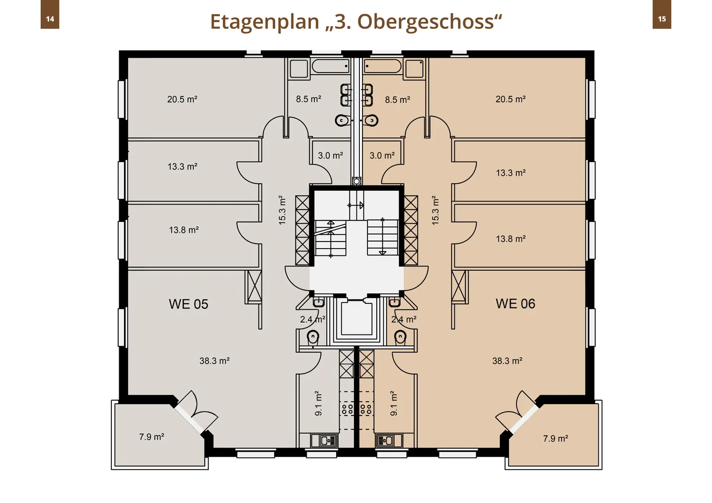 Geräumige 4.5-Zimmer-Wohnung - Foto 7 von 8