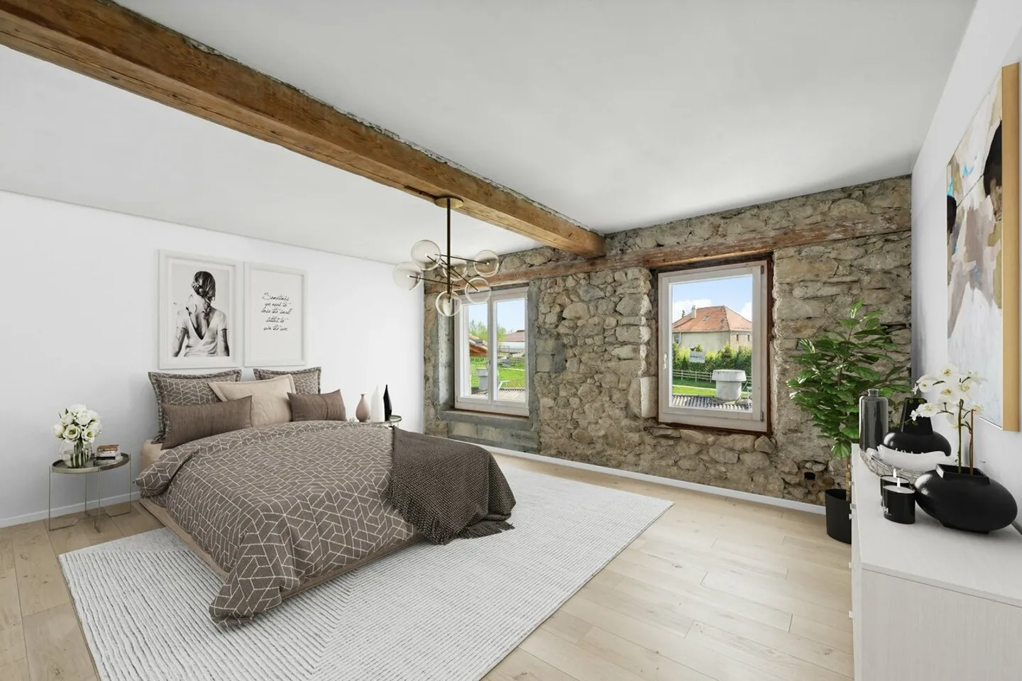 Rare: 19th Century Farm Close to Gland - Large Volume and Beautiful Potential - Photo 13 of 19