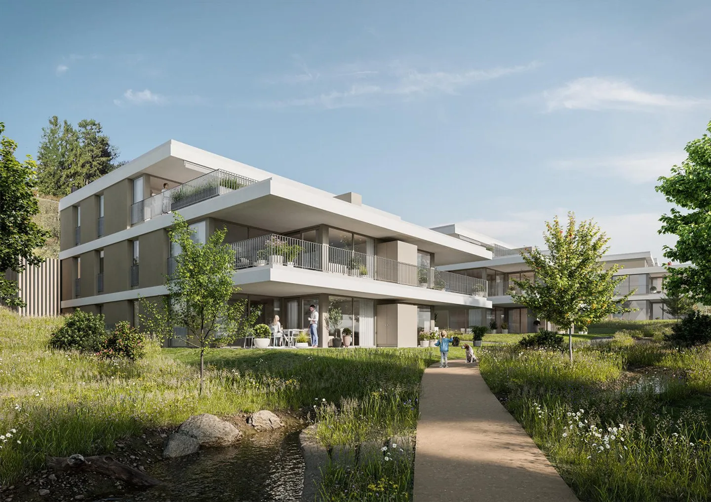 Appartement de jardin moderne avec terrasse de 23,5 m² et jardin privé - Photo 1 sur 12