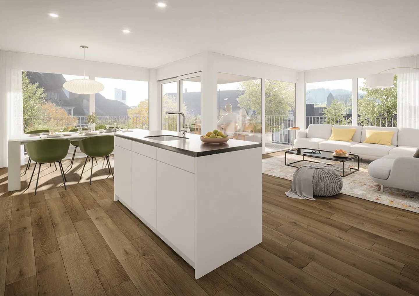 Appartement de jardin moderne avec terrasse de 23,5 m² et jardin privé - Photo 4 sur 12