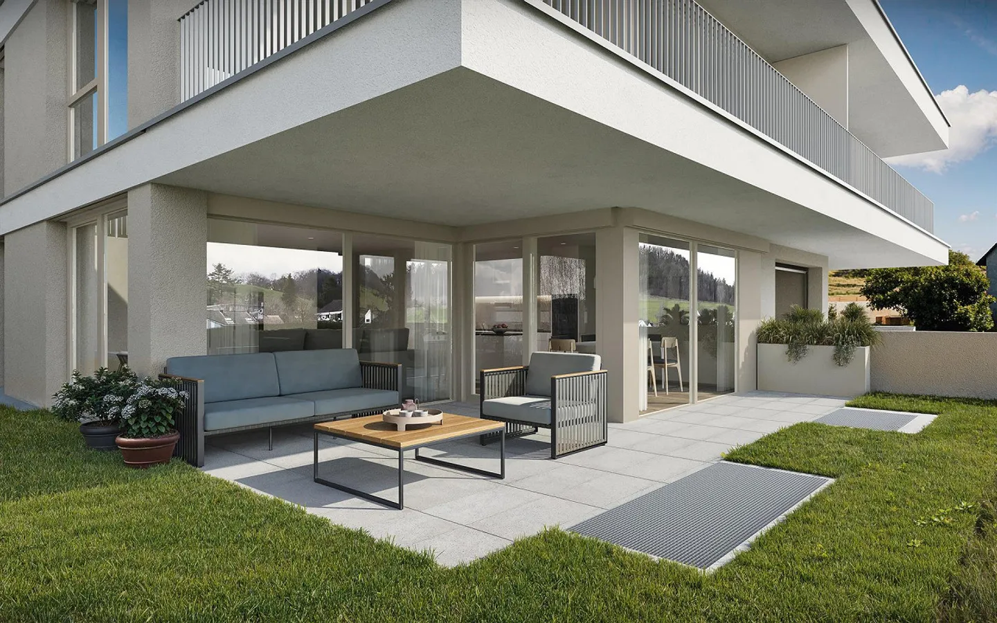 Appartement de jardin moderne avec terrasse de 23,5 m² et jardin privé - Photo 11 sur 12