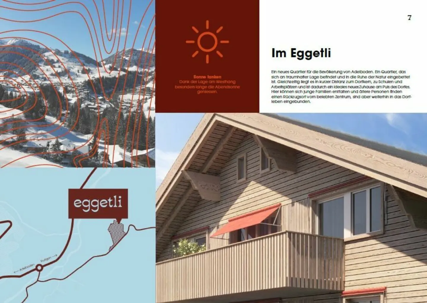 Eggetli-Adelboden - Appartements en Attique 4½ pièces + Galerie - Photo 2 sur 7