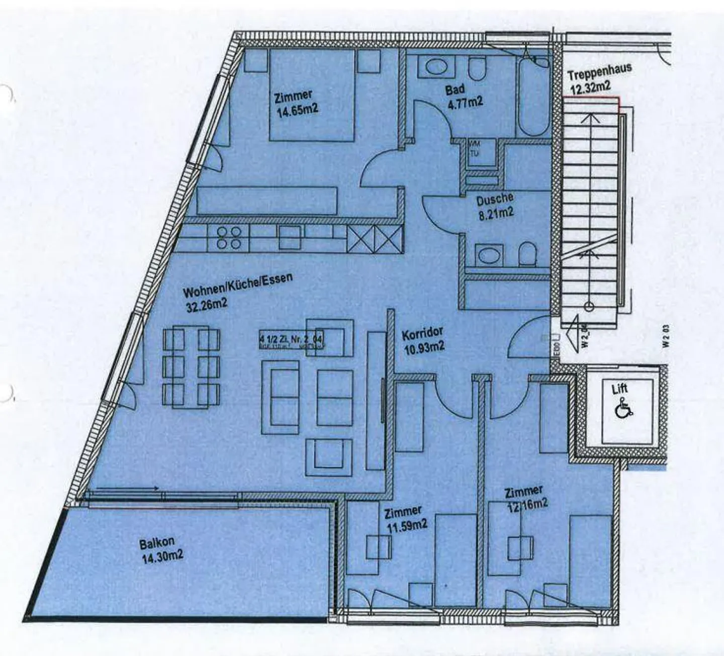 Modern 4.5-room apartment in a central location in Seon - Photo 8 of 8