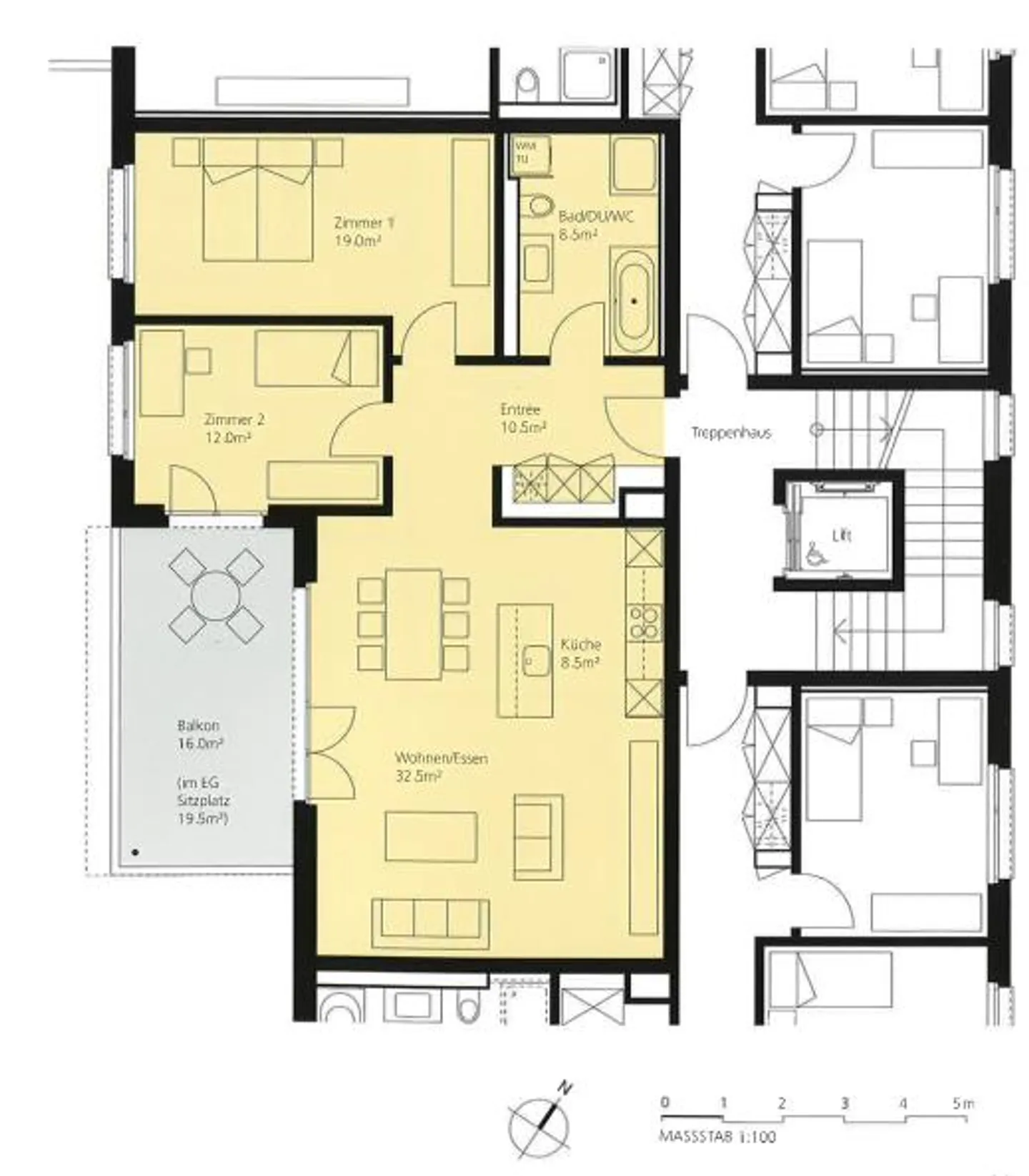 Luminoso appartamento di 3,5 stanze con vista sulle montagne in vendita! - Foto 19 di 19